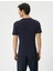 Basic Tişört Slim Fit Dokulu Kısa Kollu 4