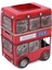 Dekoratif Metal Londra Şehir Otobüsü Kalemlik 20 cm 4