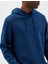 Kapşonlu Sweatshirt Basic Şardonlu Pamuk Karışımlı 5