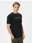 Slim Fit Tişört Slogan Baskılı Bisiklet Yaka Kısa Kollu 3