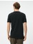 Slim Fit Tişört Slogan Baskılı Bisiklet Yaka Kısa Kollu 4
