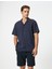 Slim Fit Şort Bermuda Chino Beli Bağcıklı Cep Detaylı 1
