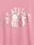 Kız Çocuk Pembe Gap Logo Relaxed T-Shirt 3