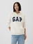 Kadın Kırık Beyaz Gap Logo Fleece Sweatshirt 1