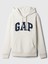 Kadın Kırık Beyaz Gap Logo Fleece Sweatshirt 2