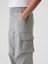 Erkek Çocuk Gri Loose Performance Kargo Pantolon 3