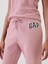 Kadın Pembe Gap Logo Bootcut Fleece Eşofman Altı 3