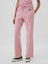 Kadın Pembe Gap Logo Bootcut Fleece Eşofman Altı 4