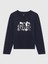 Kız Çocuk Lacivert Gap Logo Relaxed T-Shirt 1