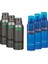 Active Sport Erkek Deodorant Spray Yeşil 150 ml 3 Adet + Snob Classic Erkek Deodorant 150 ml 3 Adet 1