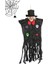 Tekno Trust Cadılar Bayramı Kuru Kafa Papyonlu Hayalet Asılabilir Halloween Parti Dekoru 1