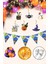 Tekno Trust Cadılar Bayramı Halloween Partisi Flama Yazı LED Işık Balon Zinciri Dekoratif 6 Parça Süsleme Seti 1