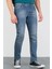 Hlt Jeans Erkek Açık Mavi Taşlamalı Slim Fit Denim Jeans Kot Pantolon HLTHE001943A 3