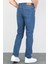 Hlt Jeans Erkek Açık Mavi Regular Fit Boru Paça Esnek Likralı Jeans Kot Pantolon HLTHE001975 6