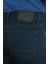 Erkek Taşlamalı Rahat Kesim Dark Green Jean Şort 7