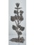 Leaf Candle Holder Nıckel Antıque 16,5X16,5X35,5 cm (2) 1