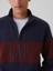 Erkek Lacivert Vintage Soft Gap Logo Oversized Pullover Sweatshirt 3
