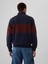 Erkek Lacivert Vintage Soft Gap Logo Oversized Pullover Sweatshirt 5