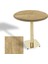 Tokyo Werzalit Yuvarlak Masa 70 cm (Gold) - Avalon Pine 1