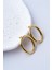 Ellipse Gold Çelik Küpe 4