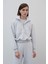 Yarım fermuarlı oversize sweatshirt 4