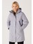 All Terrain Gear Relaxed Fit Geniş Kesim Kapüşonlu Açık Gri Parka Ceket 1