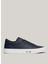 Tommy Hilfiger Lacivert Erkek Sneaker Th Hı Vulc Street Rwb Lth Low 2