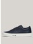 Tommy Hilfiger Lacivert Erkek Sneaker Th Hı Vulc Street Rwb Lth Low 4