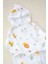 Müslin Bebek Bornoz Kapüşonlu Belden Bağlamalı BNL-0001 2