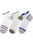 Çocuk 3lü Çizgili Patik Çorap ONL-02580 2