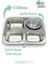 Büyük Ebat Lunchbox 1200 ML (Sızdırmaz,Karışmaz 4 Bölmeli) Lunch Box Yeni Nesil Sefer Tası -FF7080 3
