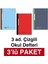 A4 Okul Defteri 3'lü Paket Çizgili 60 Yp. Dikişli 1
