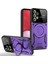 Samsung Galaxy A32 Kılıf Lens Korumalı Standlı Tasarım Korumalı Silikon Kapak - Mor 1