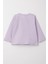 Kız Çocuk Uzun Kollu Tişört Basic 1-4 Yaş, Açık Lila 2