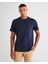 Erkek Lacivert Regular Fit Bisiklet Yaka T-Shirt 2003265.433 1