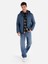 Slim Fit Erkek Mavi Mont 3