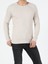 Slim Fit Yuvarlak Yaka Erkek Bej Kazak 3