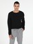 Slim Fit Yuvarlak Yaka Erkek Siyah Kazak 4