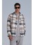 Fera Erkek Basic Gömlek Slim Fit Gri 3