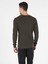 Slim Fit Yuvarlak Yaka Erkek Yeşil Kazak 2