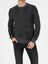 Slim Fit Yuvarlak Yaka Erkek Antrasit Kazak 4