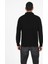 Regular Fit Balıkçı Yaka Erkek Siyah Kazak Cl1051638 2