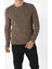 Slim Fit Yuvarlak Yaka Erkek Sari Kazak 3