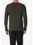 Slim Fit Yuvarlak Yaka Erkek Yeşil Kazak 2