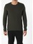 Slim Fit Yuvarlak Yaka Erkek Yeşil Kazak 3