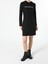 Slim Fit Kadın Siyah Uzun Kol Elbise 3