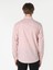 Regular Fit Shirt Neck Düz Erkek Pembe Roll-up Gömlek 2