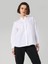 Regular Fit Beyaz Kadın Uzun Kol Gömlek Cl1060253 4