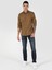 Slim Fit Shirt Neck Ekoseli Erkek Sari Uzun Kol Gömlek 3