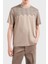 Pamuklu Regular Fit Bisiklet Yaka Erkek Tshirt 6D1T91 1josz 0144 1